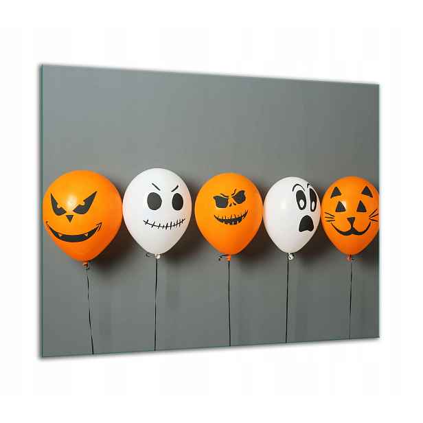 7v1 Skleněná Ochranná Deska Na Sporák 60x52 Halloween