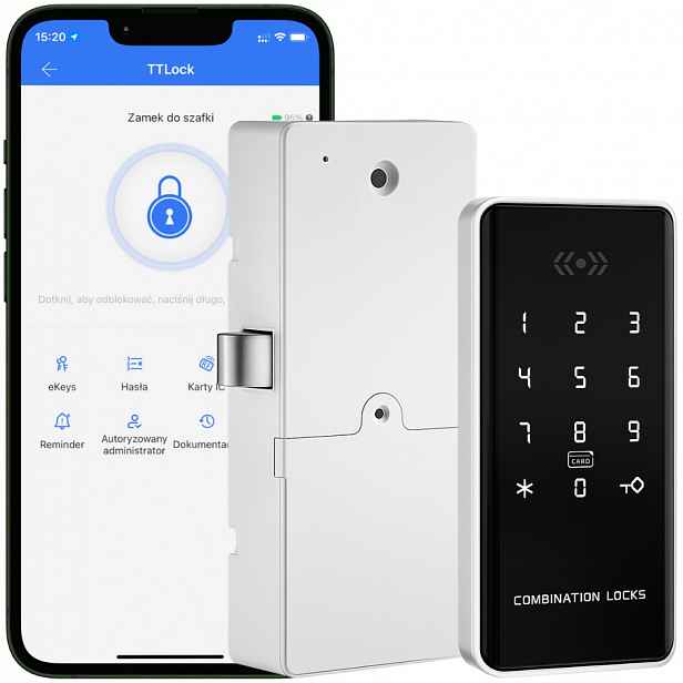 Elektronický Zámek Na Kód Nebo Rfid Klíčenku Pro Skříňky A Zásuvky S Aplikací Ttlock
