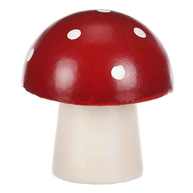 Houba Muchomůrka velká, plast, v. 11 cm, 11 cm