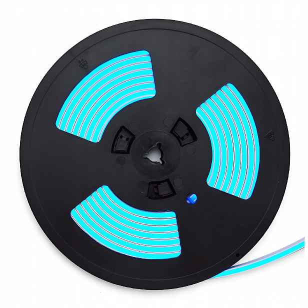 Neonový Led pásek Flex 24V 5m 54W 126 LED/m Blue 6x12 Modrý Premium