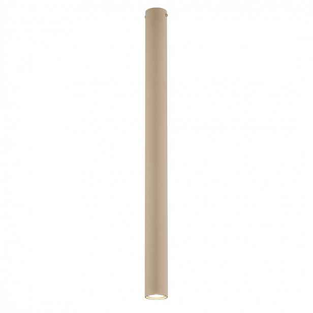 Stropní svítidlo Tecno 1-bodové GU10, barva mokka, délka 80 cm