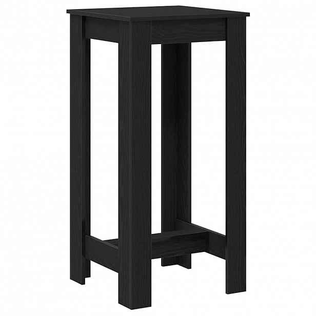 vidaXL Barový stůl 51 x 50 x 103,5 cm Kompozitní dřevo Černý dub