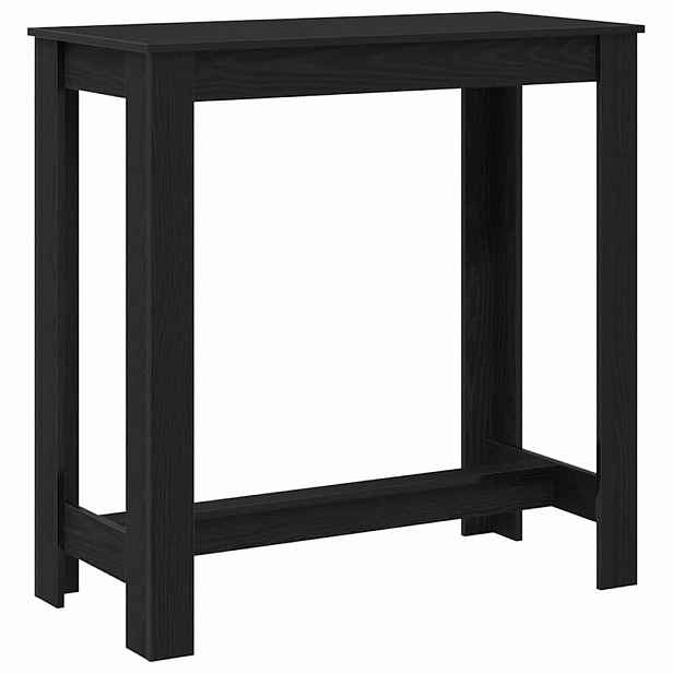 vidaXL Barový stůl 102 x 50 x 103,5 cm Kompozitní dřevo Černý dub