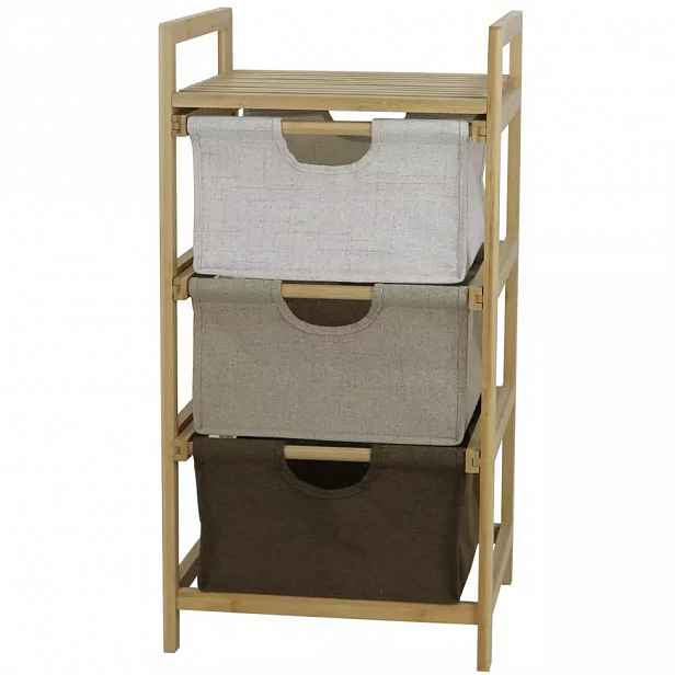 Stojan bambus se 3 zásuvkami LHA23-F3 39X36 H75
