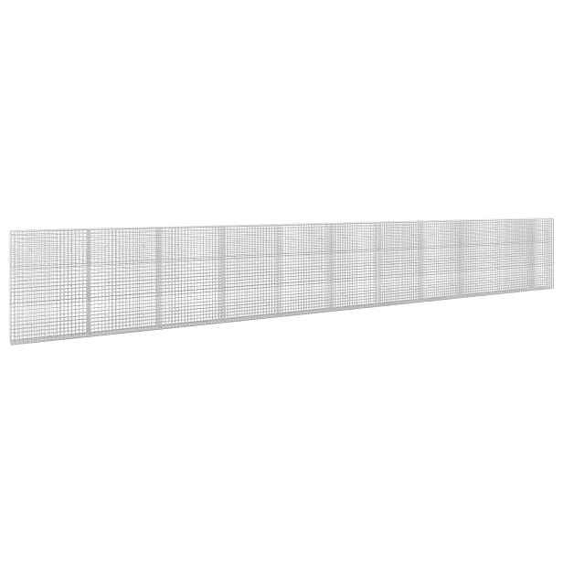 vidaXL Gabion s drátem 3,5 mm a síťkou 5x5 cm 1050x30x150 cm