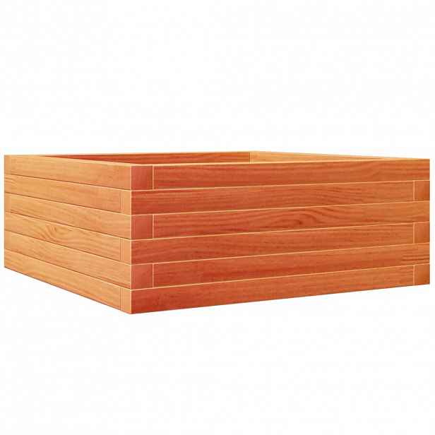 vidaXL Zahradní truhlík voskově hnědý 60x60x23 cm masivní borové dřevo