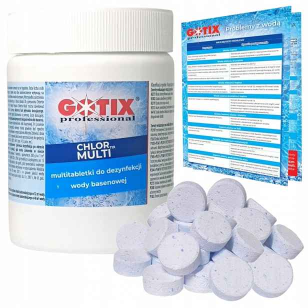Chlor do bazénu Jacuzzi Spa Tablety Chemie do bazénu v tabletách 0,5 kg