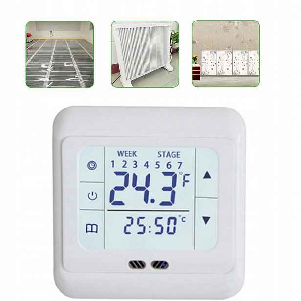 Pokojový termostat Regulátor teploty 16A 220V podlahové vytápění