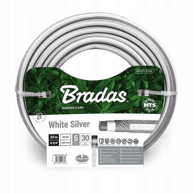 Zahradní Hadice 1/2" 50 m Nts White Silná 5359