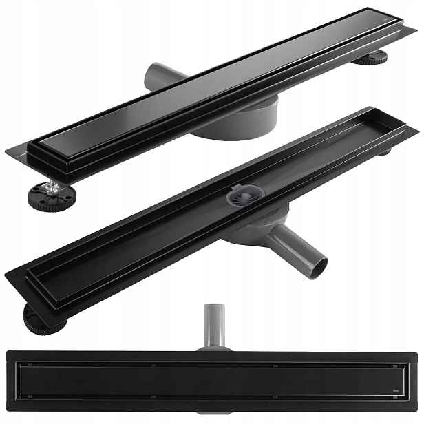 Lineární odvodňovací odtok Neox Pro 80 CM Black Rea