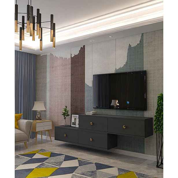 TV stolek Zuzu Double - Anthracite