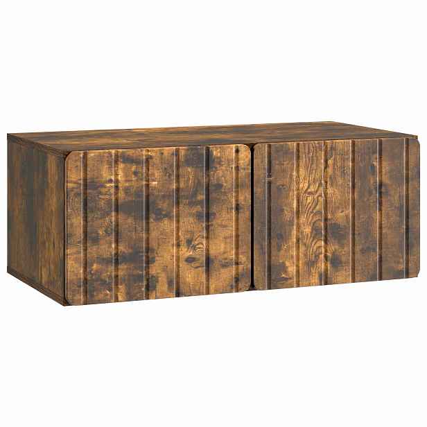 vidaXL Nástěnná TV skříň 78,5 x 41 x 30 cm Kouřový dub