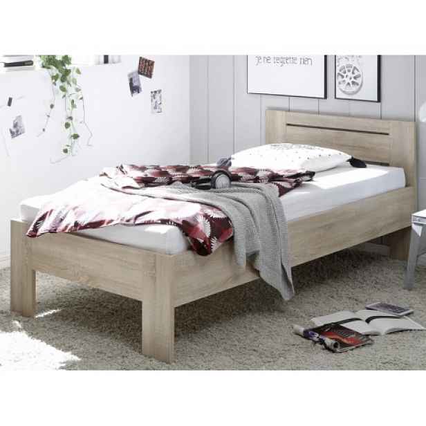 Postel Saturn 90x200 cm, dub sonoma