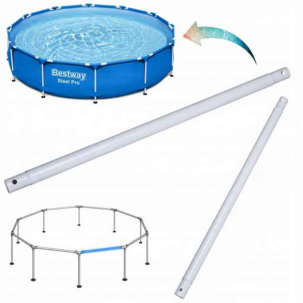 Příčka rámu do bazénu Bestway 56415 366x76 cm, vodorovná trubka, originál
