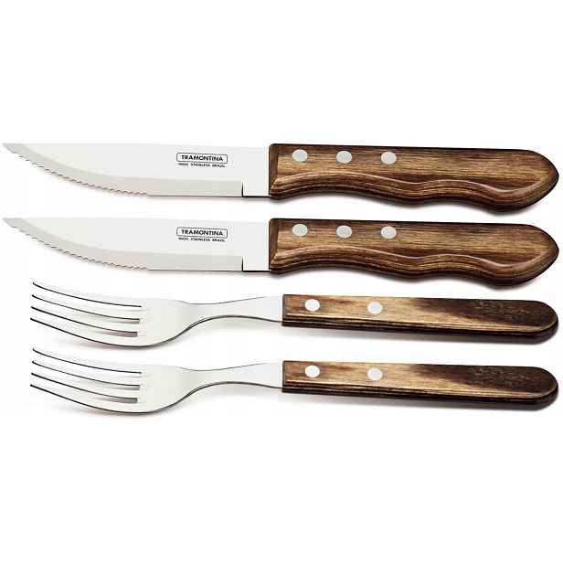 Tramontina Příbory na steaky 4 ks Jumbo Polywood