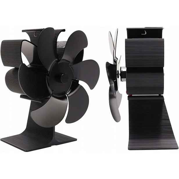 Krbový ventilátor 5-lopatkový termoelektrický rozvaděč tepla