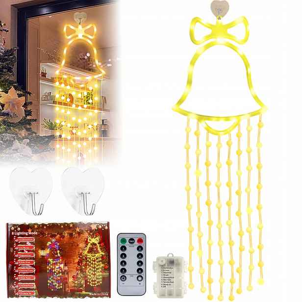 Led Vánoční Osvětlení Vodotěsné 8 Režimů Pro Zahradu A Na Terasu V Zimě