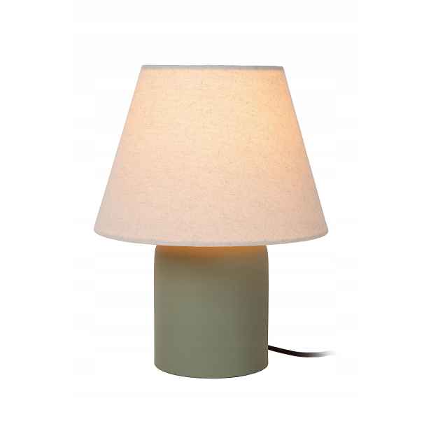 Lucide Macia noční lampa keramická zeleno-béžová E14 15W