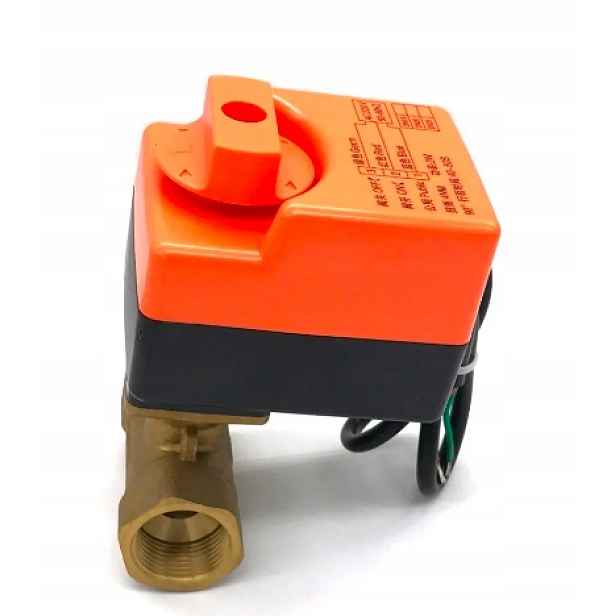 Mosazný Kulový Kohout DN20 (g 3/4 ") AC220V Teplá Studená Voda