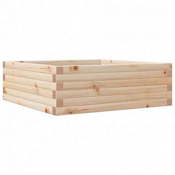 vidaXL Zahradní truhlík 70 x 70 x 23 cm masivní borové dřevo