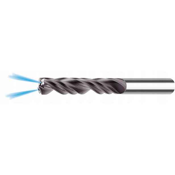 Vrtákový výstružník Vhm tialn, stopka Ha, 5xD 10 mm Fo