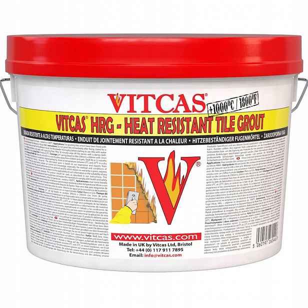Žáruvzdorná spárovací hmota Vitcas Hrg 2.5 kg (šedá)