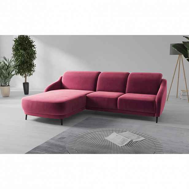 Sit & More ROHOVÁ SEDAČKA, textil, lilková