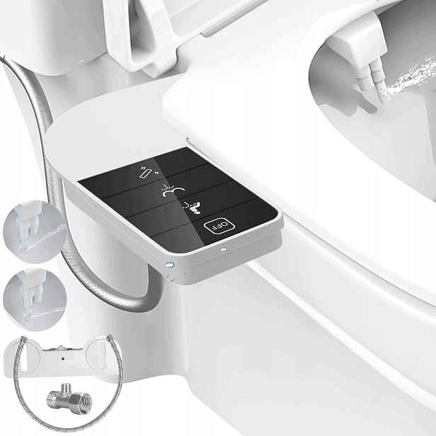 Bidetová Krytka Na Záchod Wc Nástavec Pro Bidet Smart Bidet Dvojité Trysky