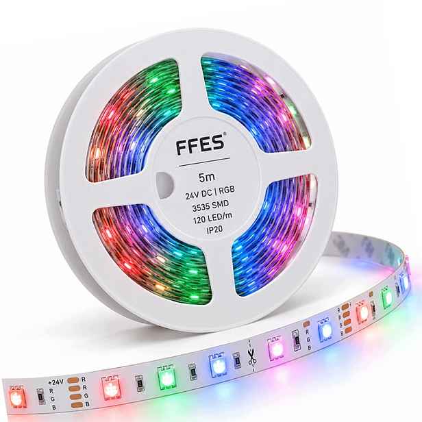Pásek Ffes Led osvětlení Rgb 3535 Smd 24V 120 LED/m IP20 5 m