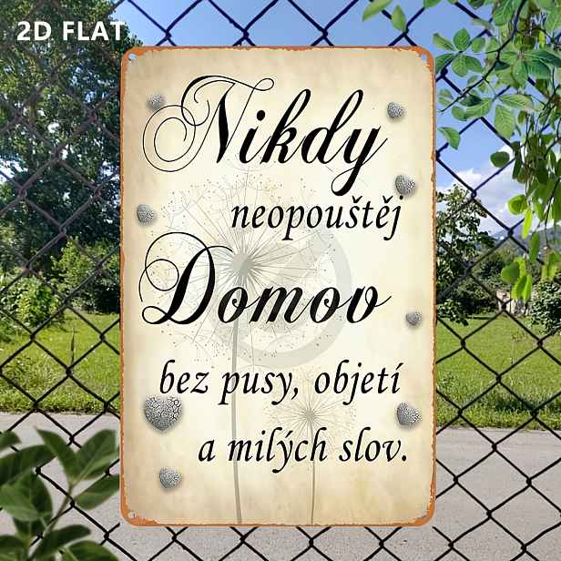 TEMU 2D Plochý, 1ks 2D Plochý Vintage Kovový Hliníkový Znak, Hliníkový Obraz, Vintage Nástěnné Umění, Dekorace do Garáže, 30,48x20,32cm, Nástěnná