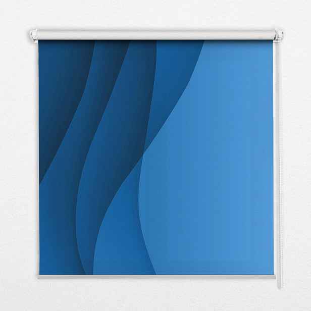 TULUP VNITŘNÍ roleta - okenní roleta - roleta - 60x140 cm - Modré vlny