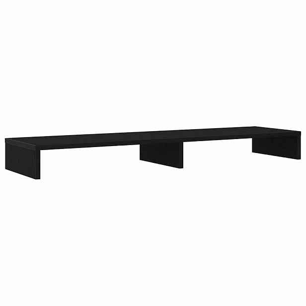 vidaXL Stojan na monitor černý dub 100 x 27 x 10 cm, konstrukční dřevo