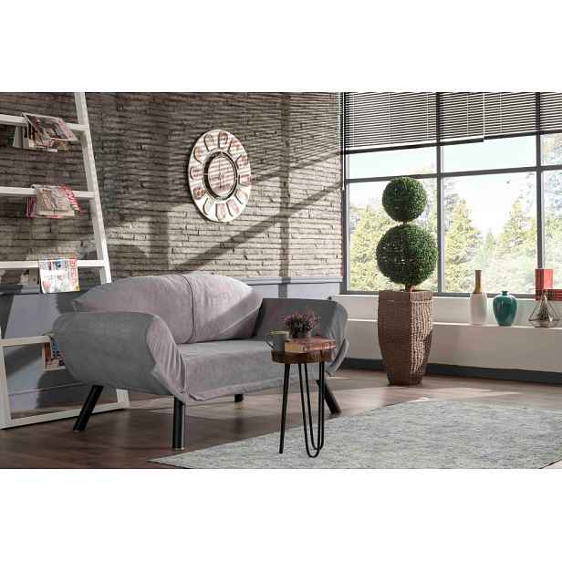 Dvoumístná rozkládací pohovka Genzo - Grey