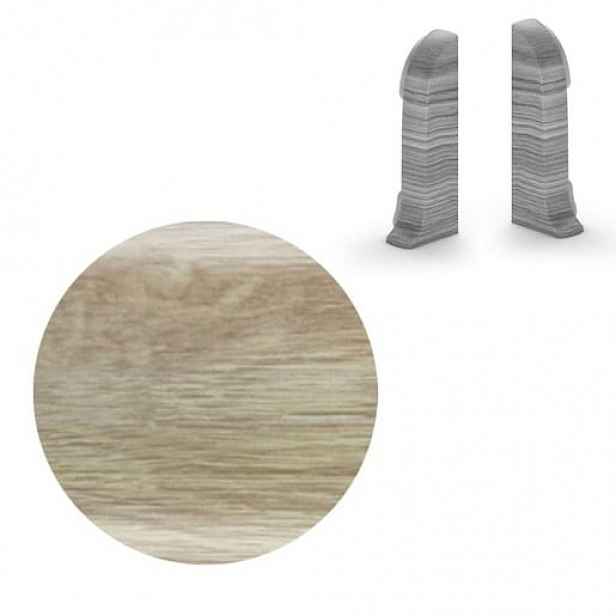 Koncovka k soklu Naturel dub letní , PVC délka 0,5 cm, výška hrany 56 mm, NATNGTKD4