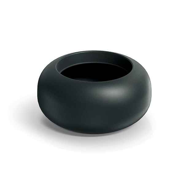 Prosperplast Plastový květináč Ulpo Bowl 48x22 cm tmavě šedý