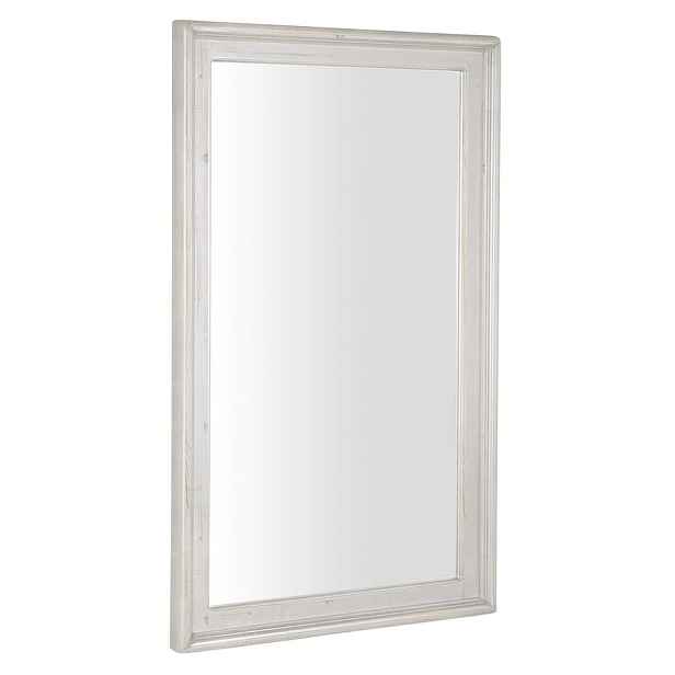 Sapho RETRO zrcadlo v dřevěném rámu 70x115cm, starobílá