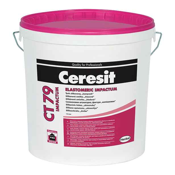 Omítka elastomerová Ceresit CT 79 hlazená 1,5 mm 25 kg