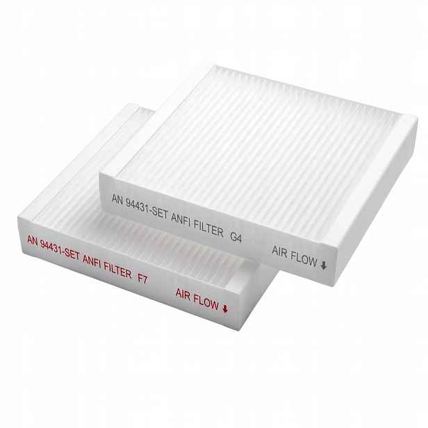 Sada filtrů pro rekuperátor Nibe Ers 10-400 10-500 komplet filtry F7 G4