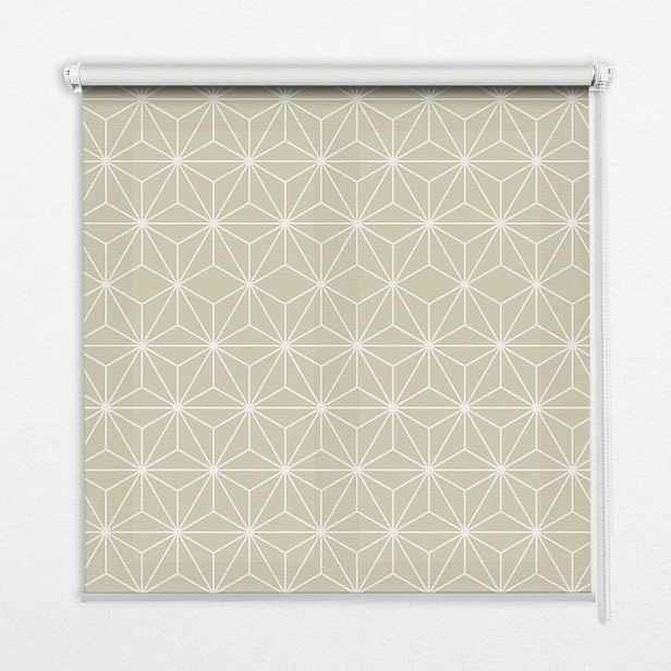 TULUP VNITŘNÍ roleta - okenní roleta - roleta - 60x140 cm - Bílé tečky spojené tečkami