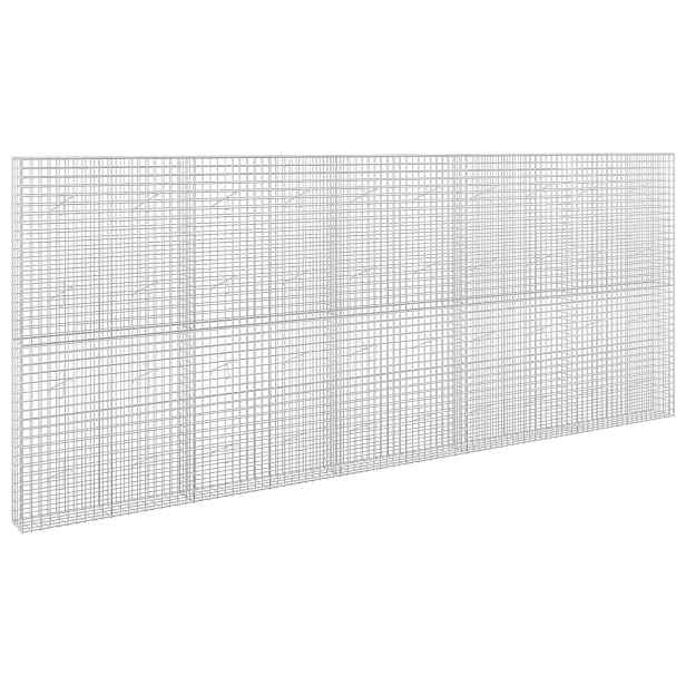 vidaXL Gabion s drátem 3,5 mm a síťkou 5x5 cm 500x20x200 cm