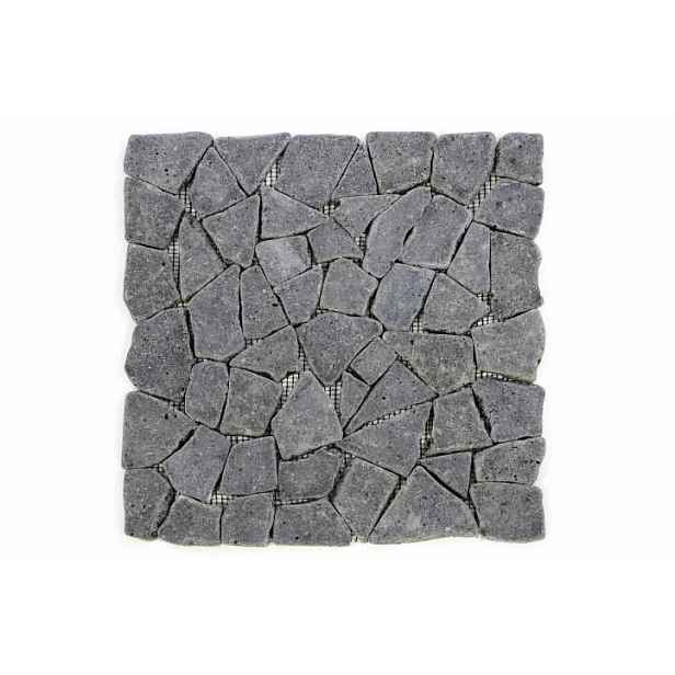 Divero mozaika Garth z andezitu (D00594) 30 x 30 cm tmavě šedá 1 m2