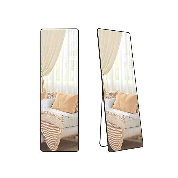 SONGMICS Volně stojící zrcadlo Bleer 160 cm černé II