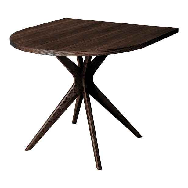 Jídelní stůl v dekoru ořechu 90x90 cm Jubi – Ragaba