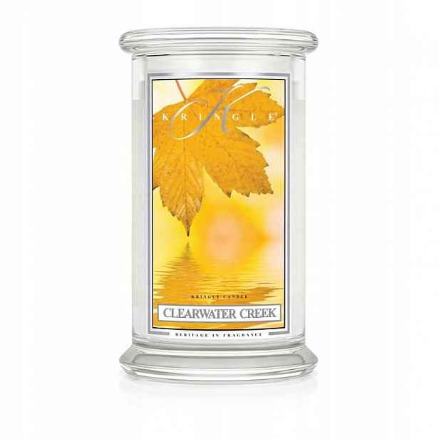 Velká vonná svíčka Kringle Candle Clearwater Creek jako dárek