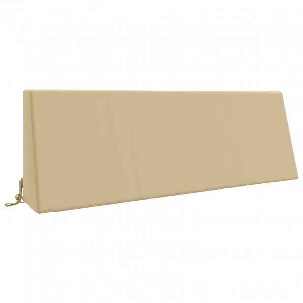 vidaXL polštář za záda SOEST 100% polyester Béžová 120 x 20 x 40 cm