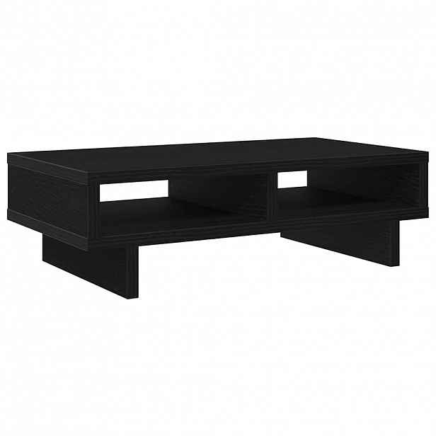 vidaXL Stojan na monitor černý dub 50 x 27 x 15 cm, konstrukční dřevo
