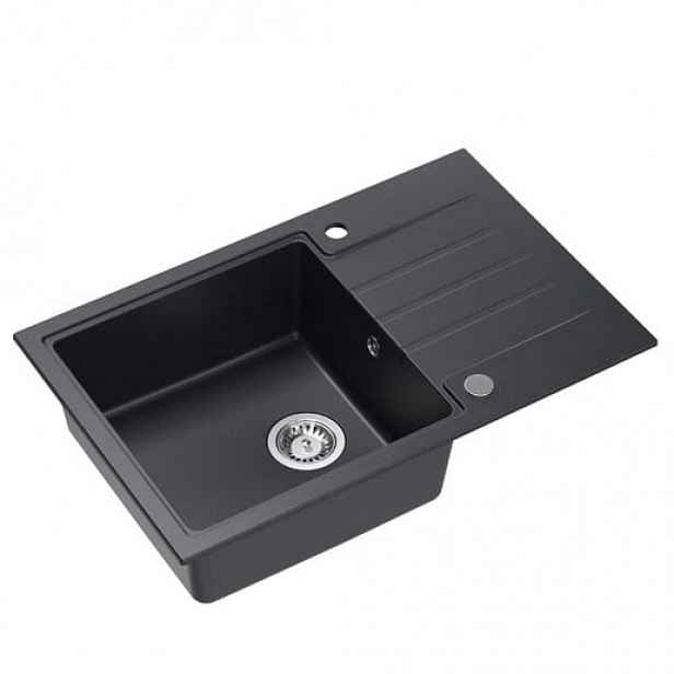 Dřez Quadron PETER111 černá nerez elem HCQP7850CZK