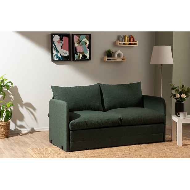 Dvoumístná rozkládací pohovka Saga XL 2-Seater - Green
