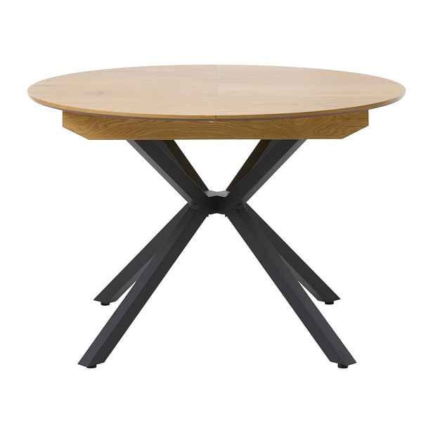Kulatý rozkládací jídelní stůl s přídavnou deskou ø 120 cm Cesura – Unique Furniture