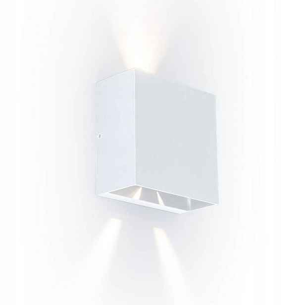 Venkovní nástěnné svítidlo Lutec Gemini Beams Bílé Led IP54 10W